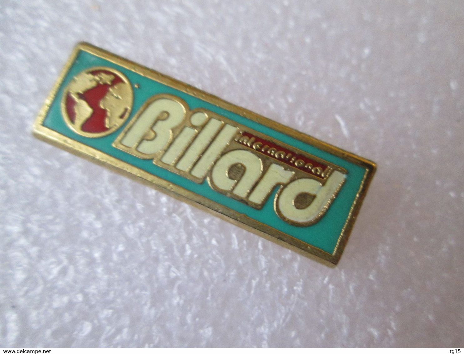 PIN'S     BILLARD    INTERNATIONAL  Zamak - Biliardo