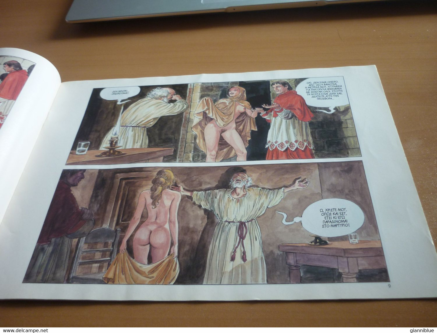Comics & Mangas (other - Milo Manara Alejandro Jodorowsky Borgia Blood for the Pope Greece Greek Edition Erotic Comics Magazine