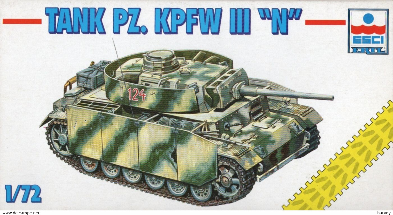 Esci 8325 Pz Kpfw III N 1/72e - Véhicules Militaires