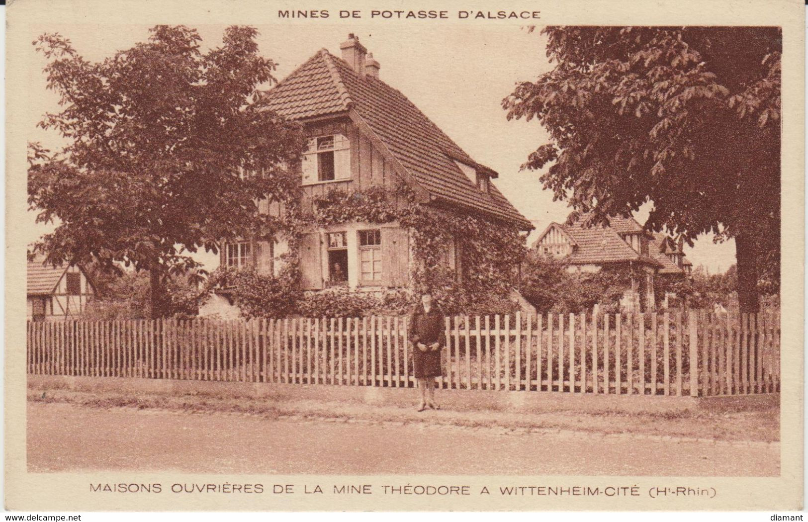 WITTENHEIM (68) - Mines De Potasses D'Alsace - Maisons Ouvrières De La Mine THEODORE - Bon état - Wittenheim