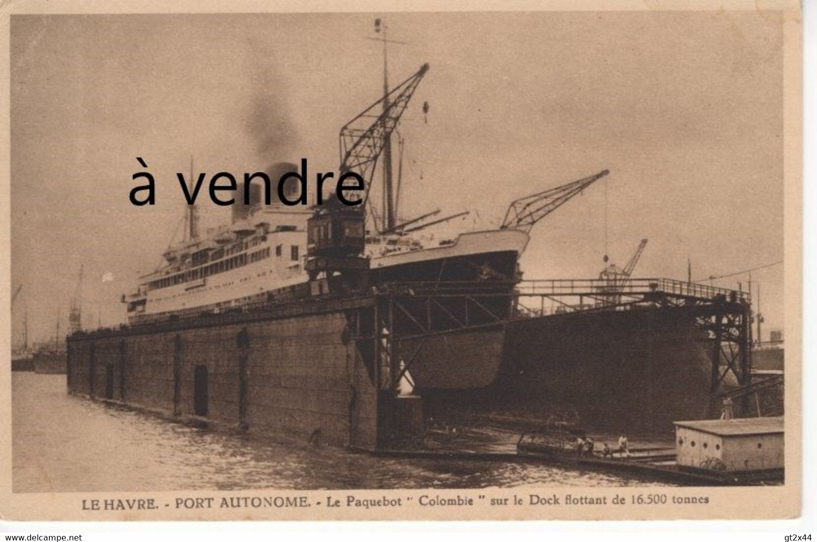 COLOMBIE à Le Havre - Steamers