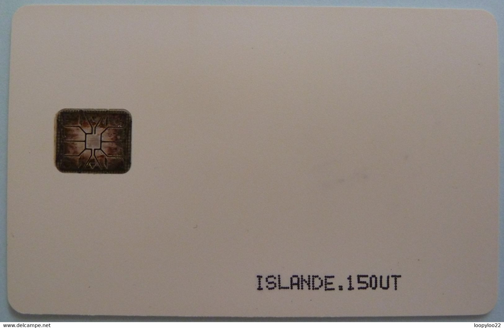 ICELAND - Chip - Schlumberger - Test / Demo - 150 Units - Mint - RRR - IJsland