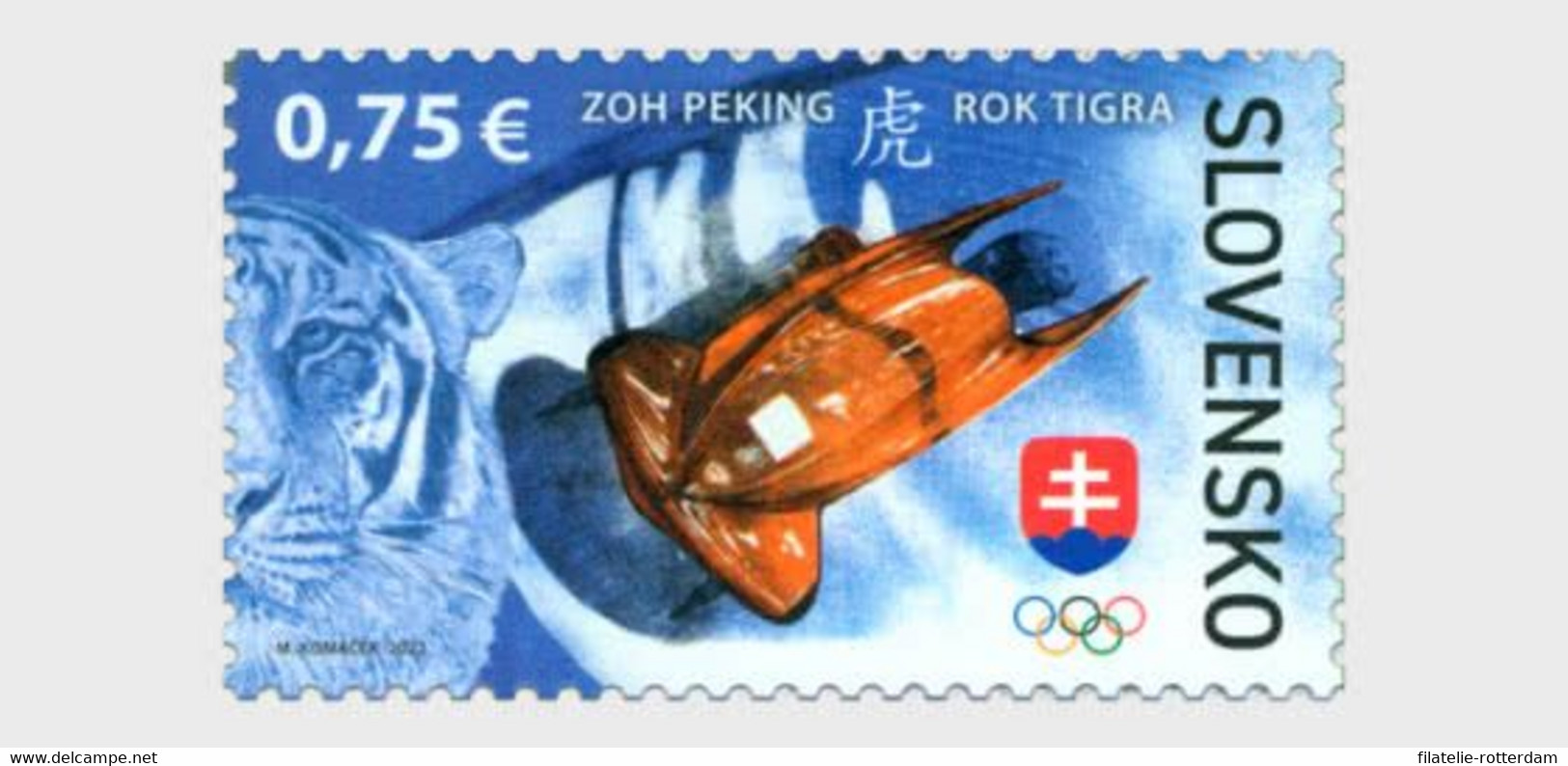 Slowakijke / Slovakia - Postfris/MNH - Olympische Winterspelen 2022 - Nuovi