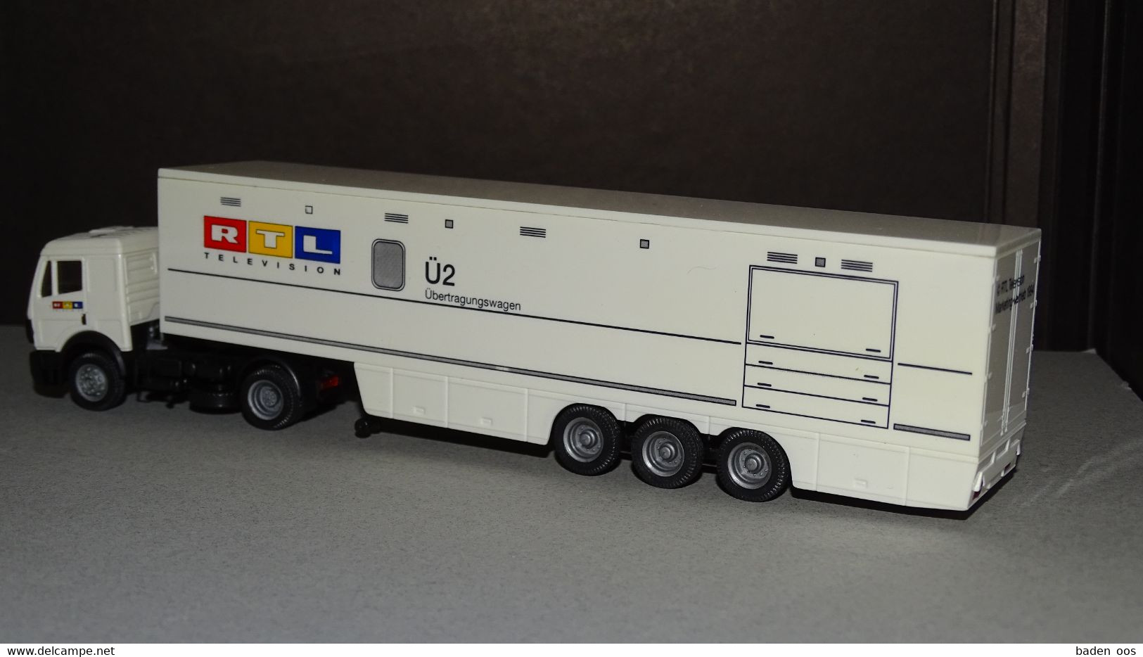 RTL Semi Remorque Übertragungswagen  Ü2 MB Albedo - Strassenfahrzeuge