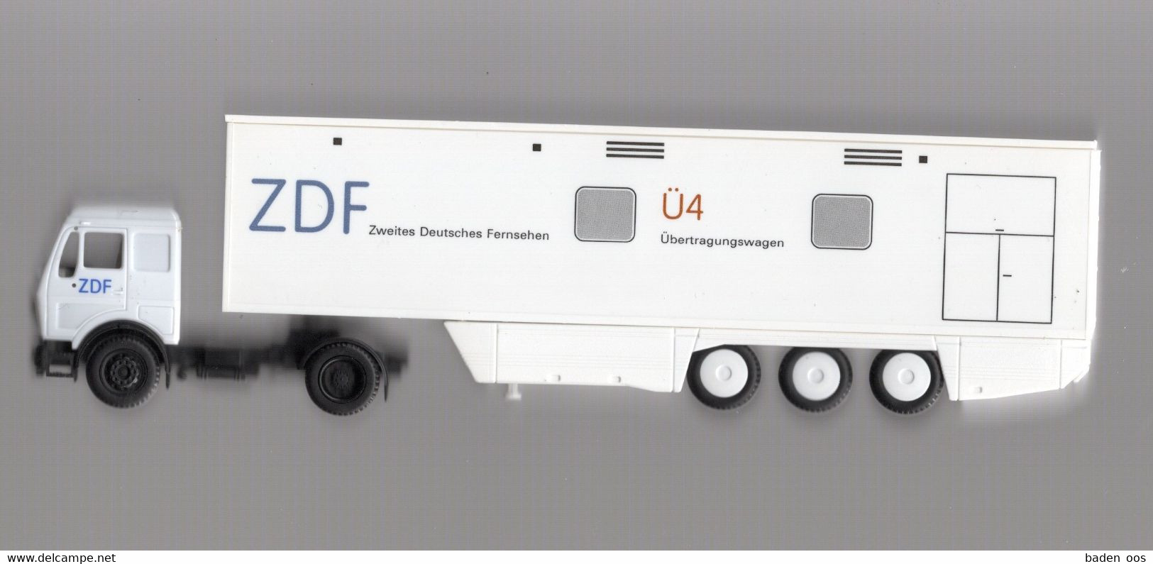 ZDF Semi Remorque Übertragungswagen Ü4 MB Albedo - Strassenfahrzeuge