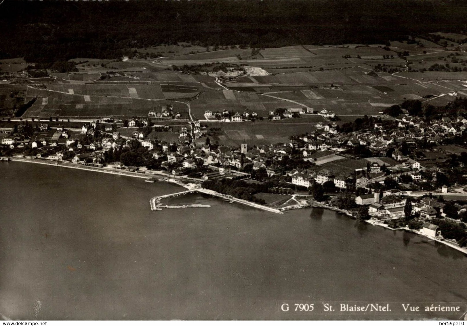 SUISSE ST BLAISE  VUE AERIENNE - Saint-Blaise