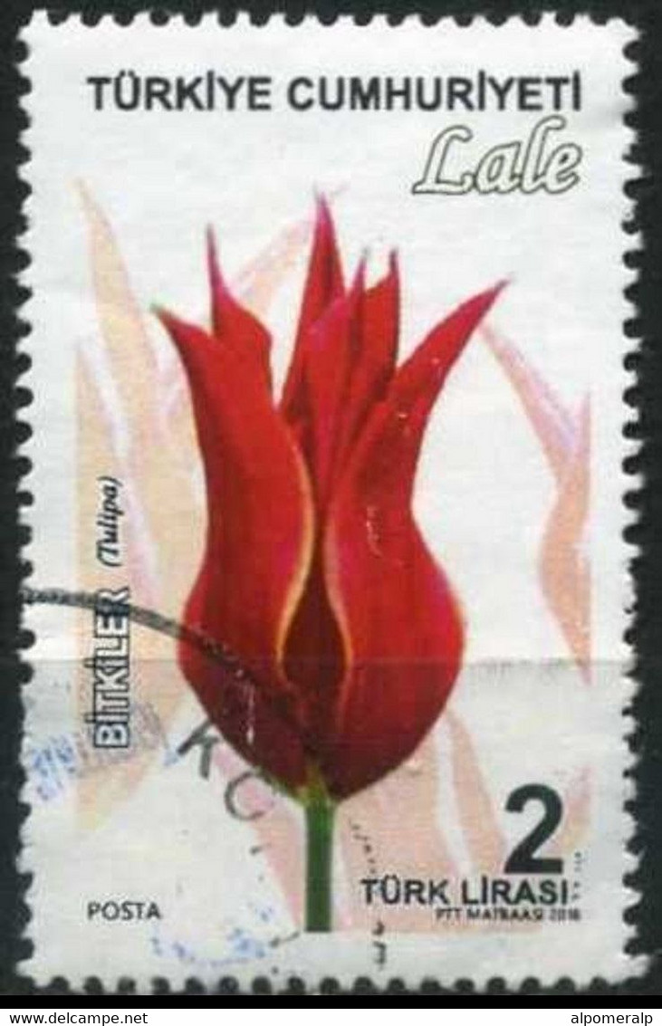 Türkiye 2018 Mi 4417 Tulips | Flowers | Plants (Flora) - Used Stamps