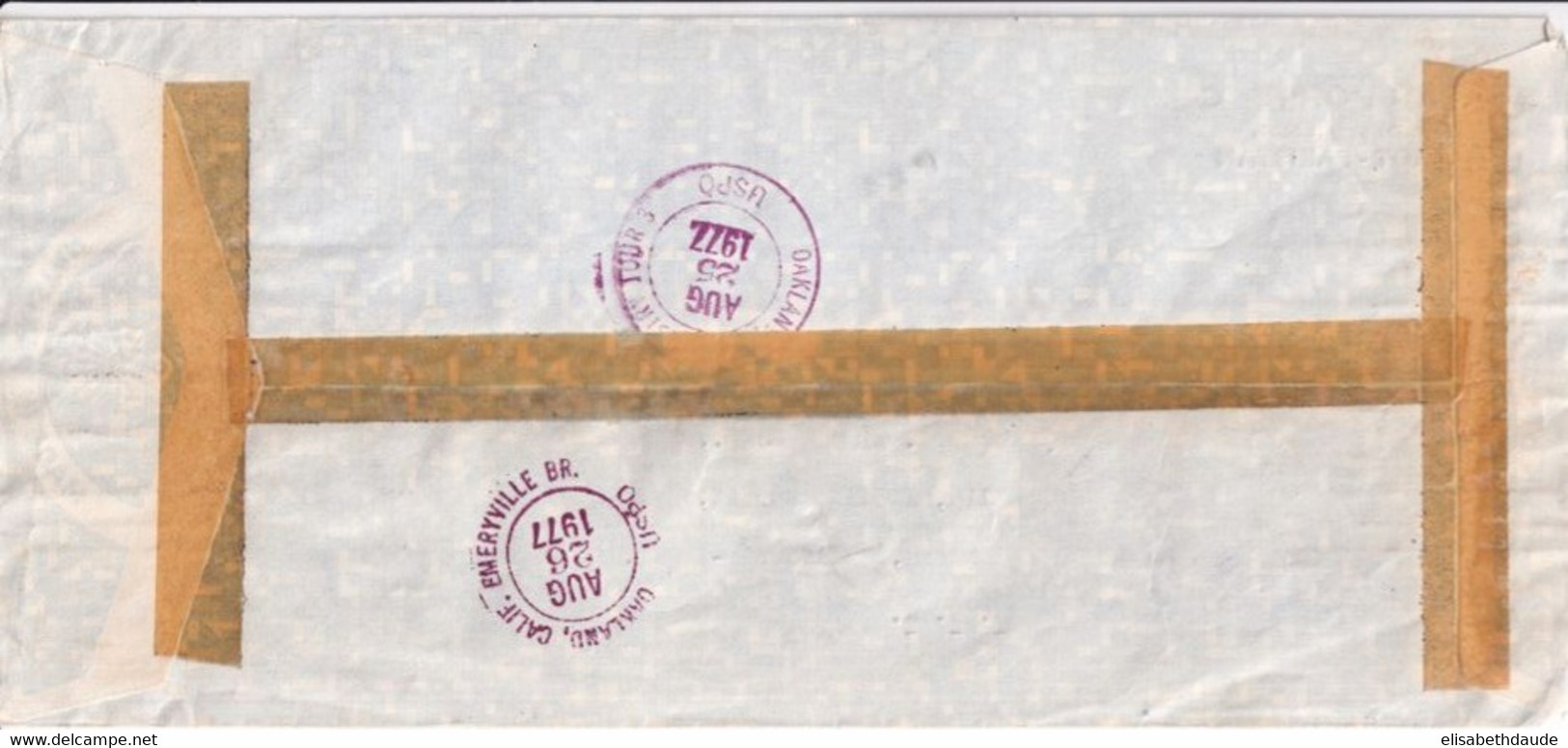 1977 - PAKISTAN - ENVELOPPE GF RECOMMANDEE De SAILKOT => OAKLAND CALIFORNIA (USA) - Pakistán