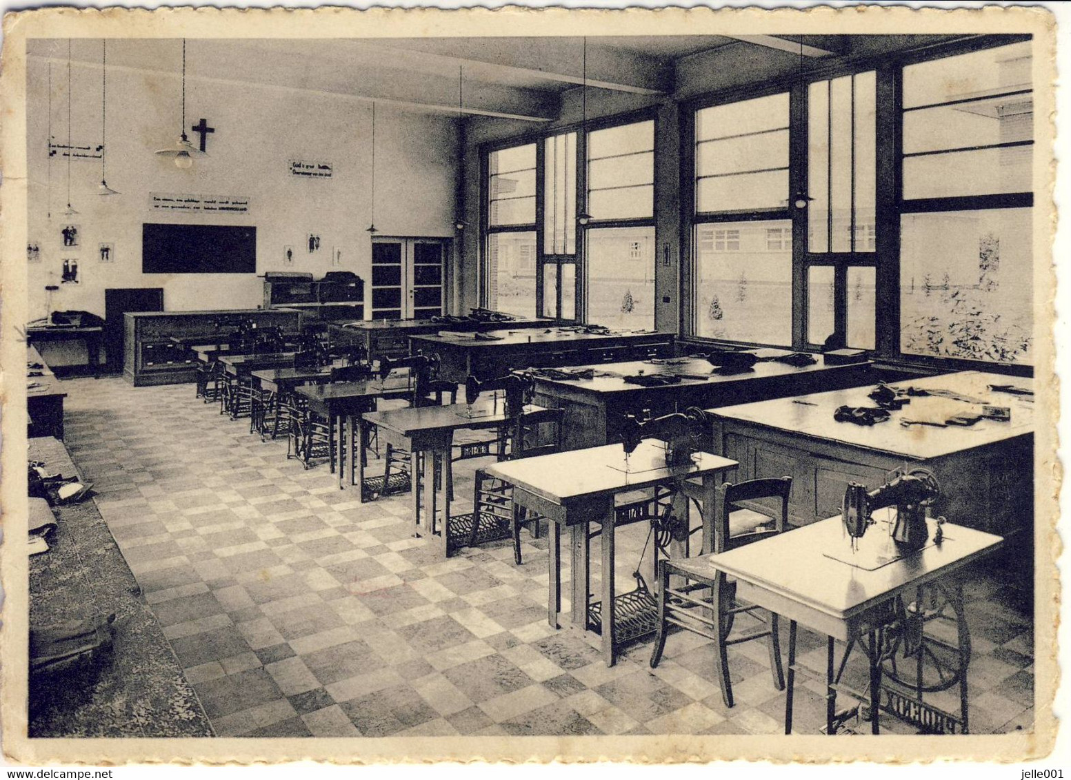 St. Job-in-'t-Goor Brecht Christus Koning Instituut Vakschool Kleermakerij 1953 - Brecht