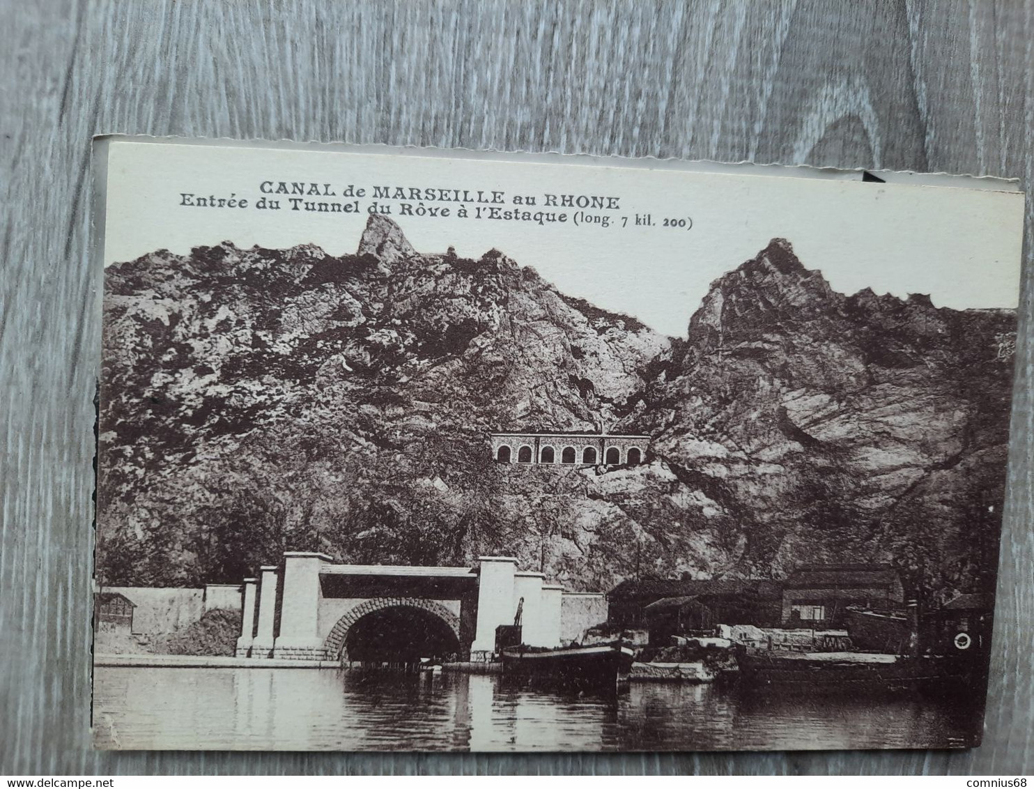 CPA 13 - Marseille - Canal De Marseille Au Rhône - Entrée Du Tunnel Du Rove à L'Estaque - L'Estaque