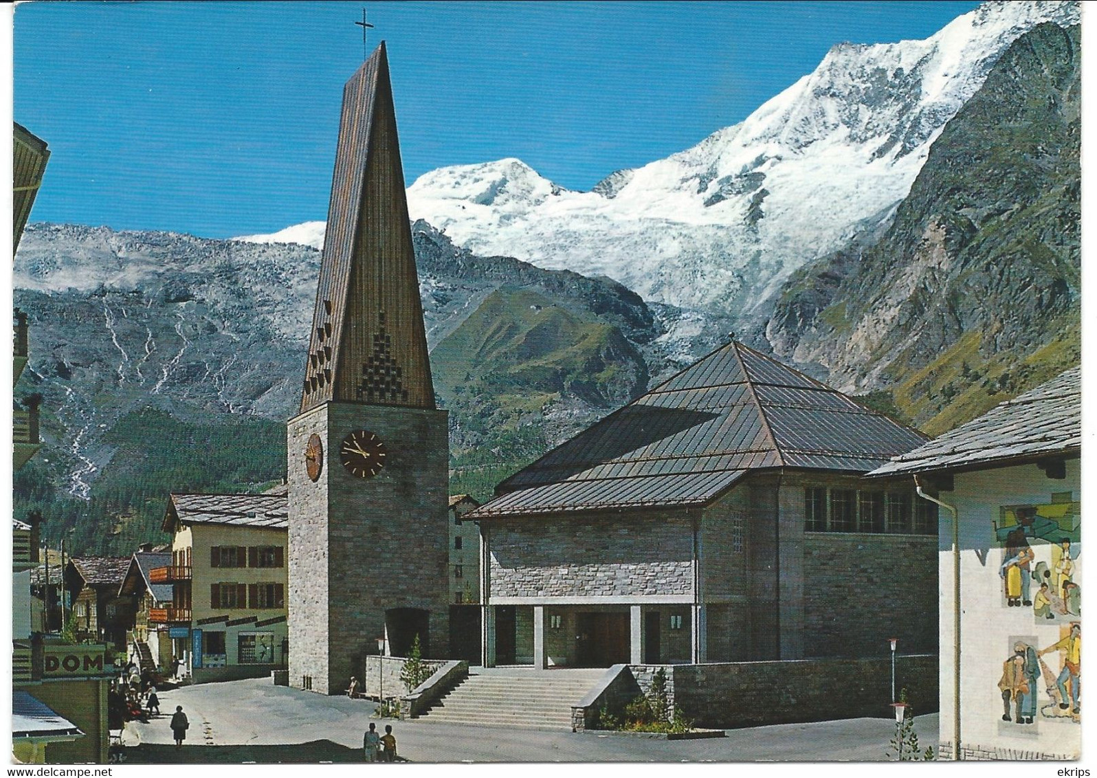 Saas-Fee MitAlphubel Und Täschhorn - Saas Im Prättigau