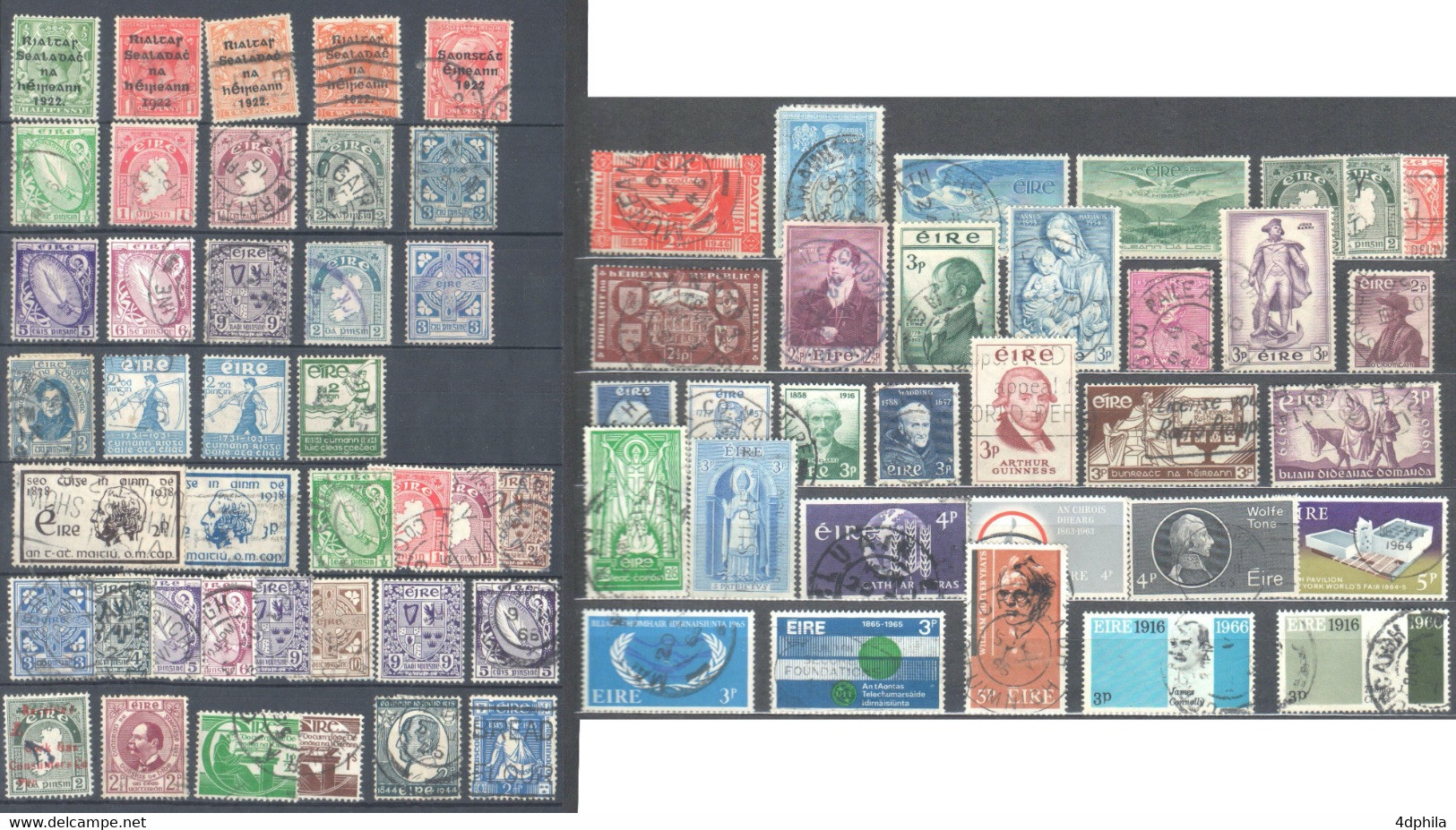 Irlande - Collection De 71 Timbres - Collections, Lots & Séries