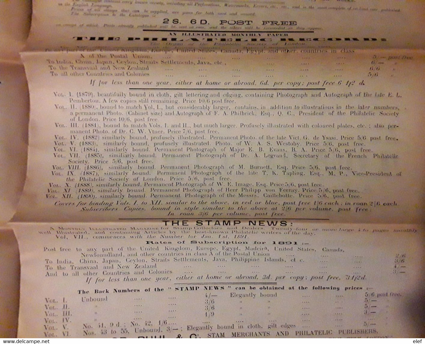 RARE Journal Philatélique PARIS POSTAL,15 Juillet 1891,timbres Argentina, Le 35 C De Belgique,pub CAFE , 24 P 2000 Ex - Andere & Zonder Classificatie