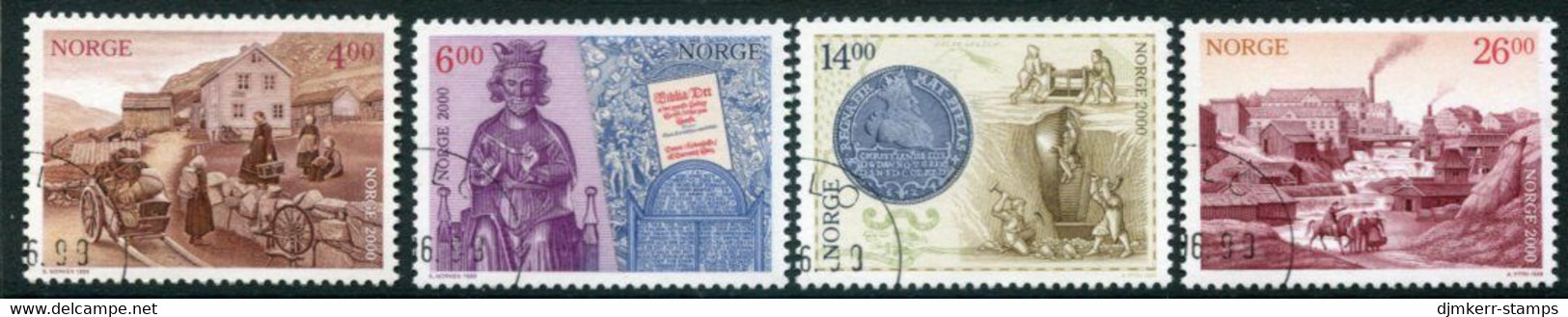 NORWAY 1999 Millennium: Historical Retrospect Used.  Michel 1313-16 - Gebraucht