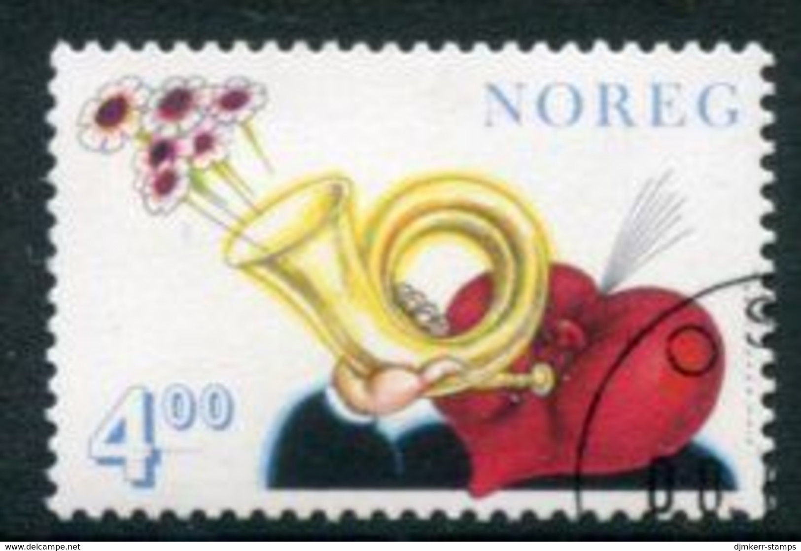 NORWAY 1999 Valentine's Day Used.  Michel 1306 - Usati
