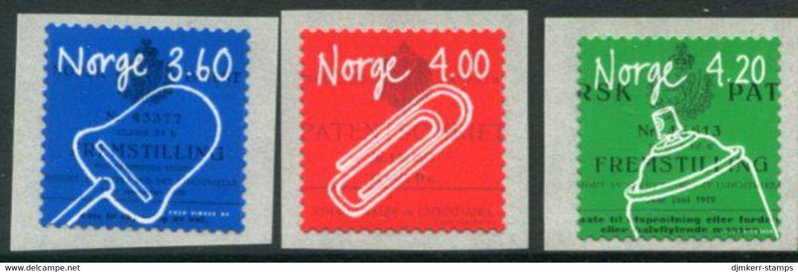 NORWAY 1999-2000 Inventions Used.   Michel 1299-1300, 1354 - Gebruikt