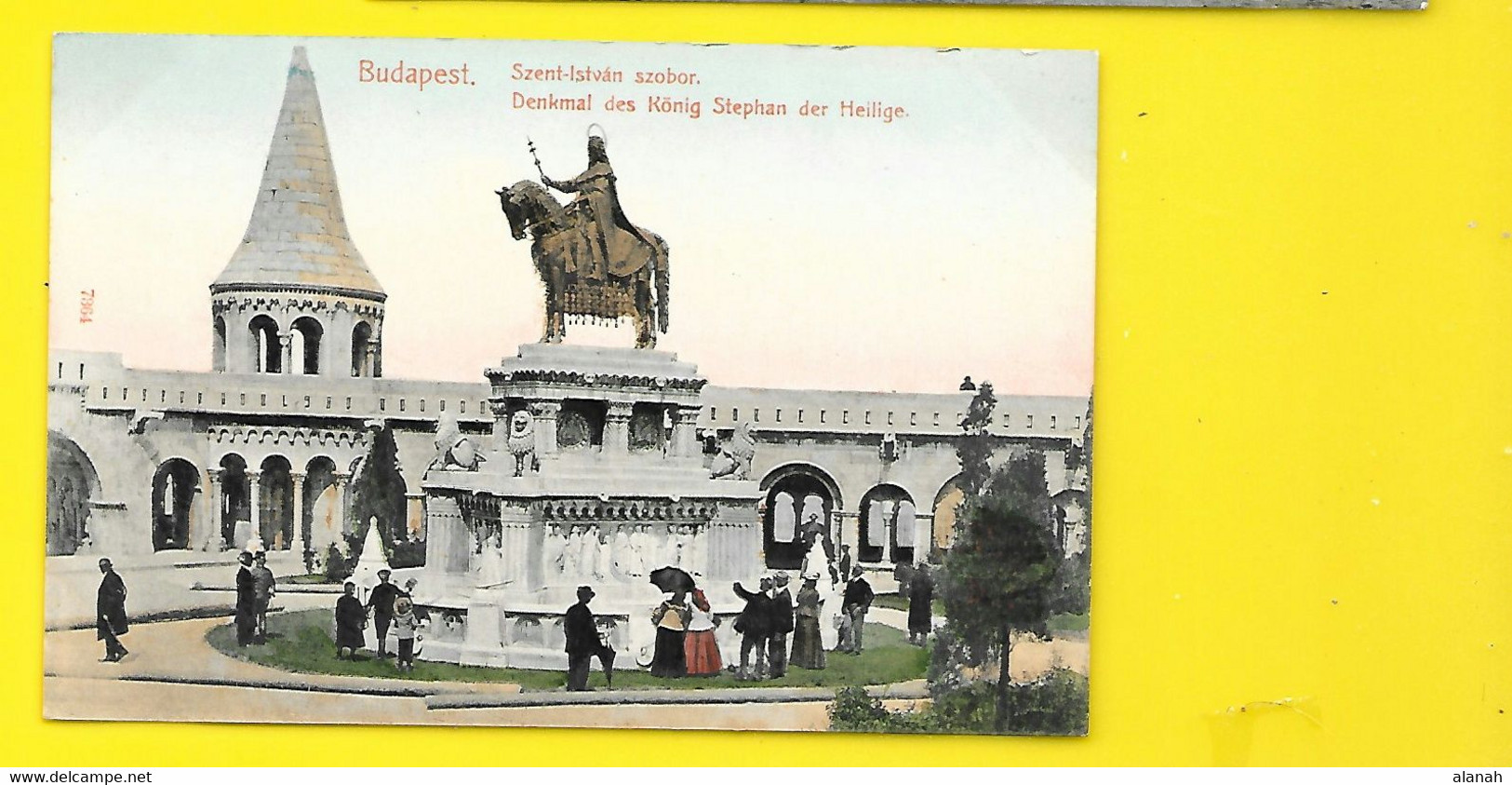 BUDAPEST Szent Istvan Szobor Denkmal Des König Stephan Der Heilige Hongrie - Hungary