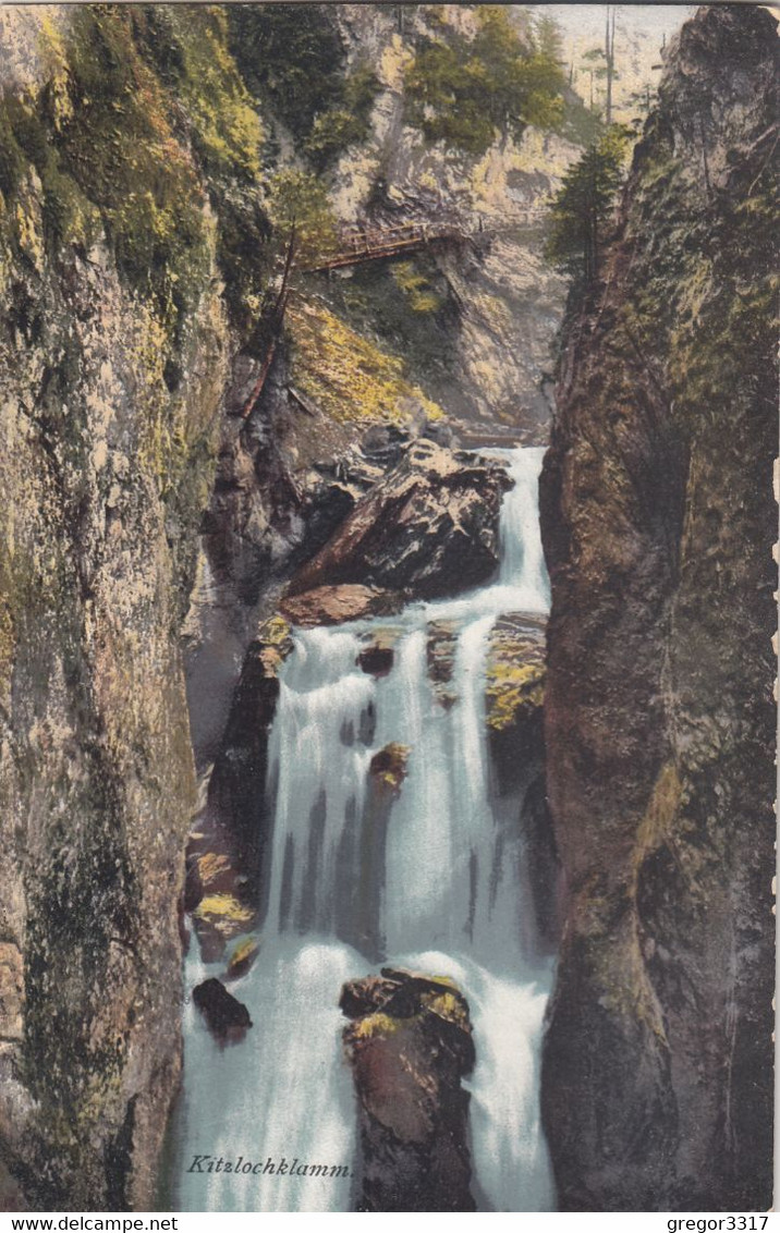 A8215) KITZLOCHKLAMM - Salzburg Rauris - Alte AK  Wasserffall - Rauris