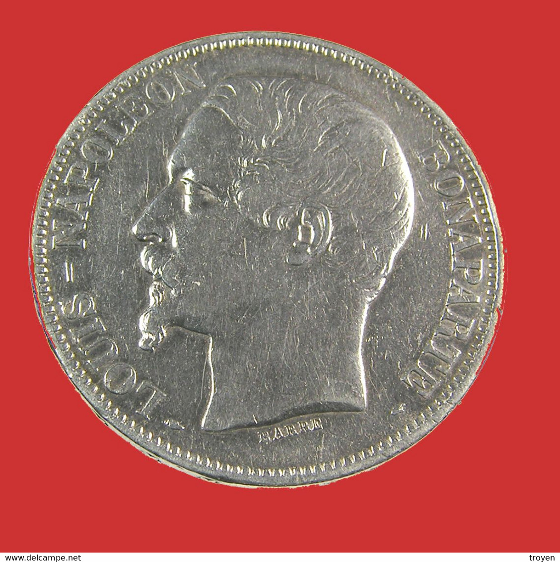 Napoléon III -  5 Franc - Argent - 1852 -  TTB - Petite Tête - - 5 Francs