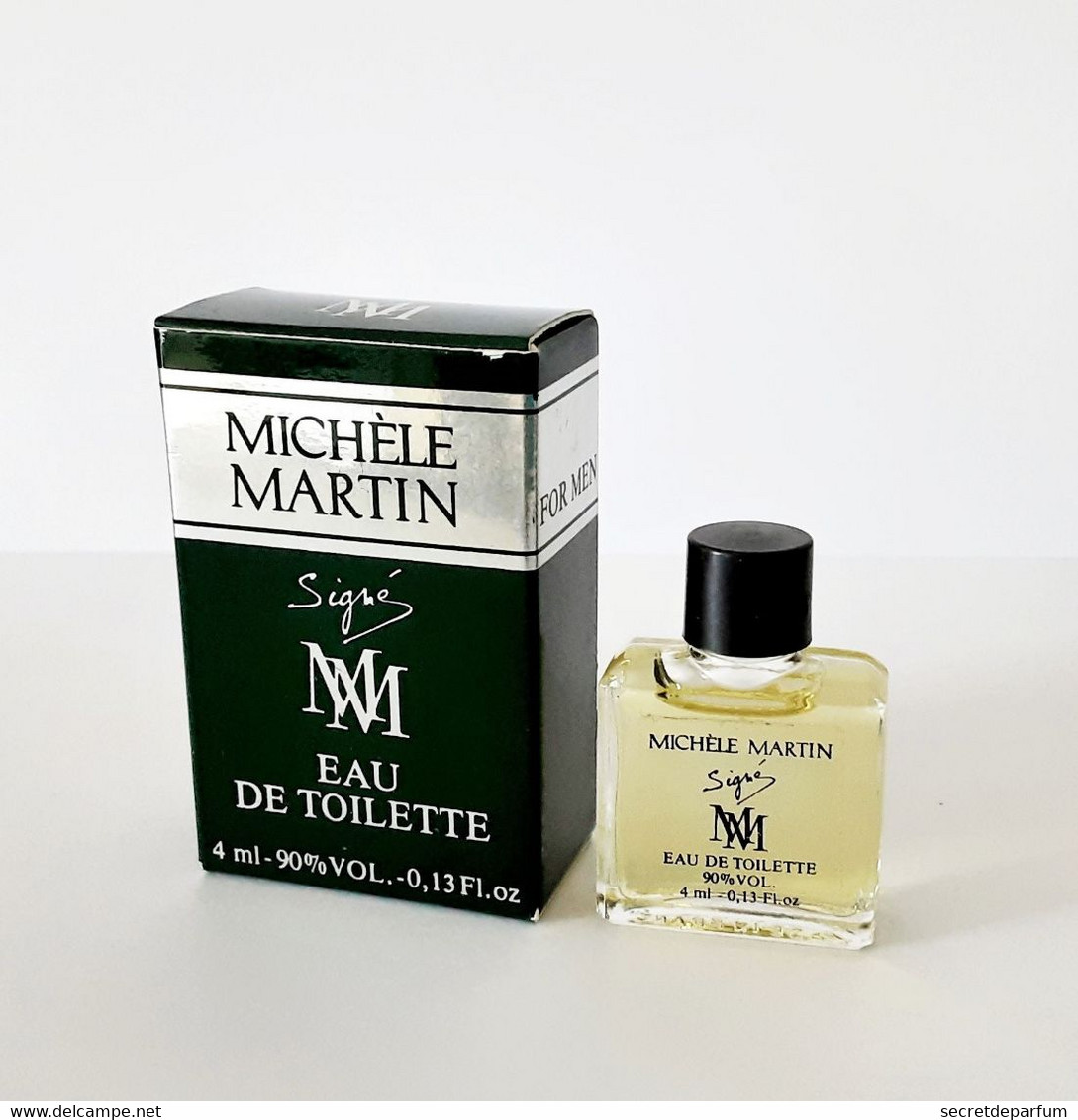 Miniatures De Parfum  MM  EDT 4 Ml De  MICHELE MARTIN     + Boite - Miniatures Hommes (avec Boite)