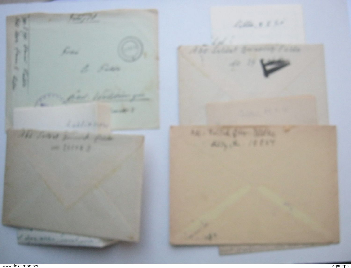 1940/43 , LUBLIN ,  4   Feldpostbelege Mit Truppenstempel , Alle Mit Inhalt - Altri & Non Classificati