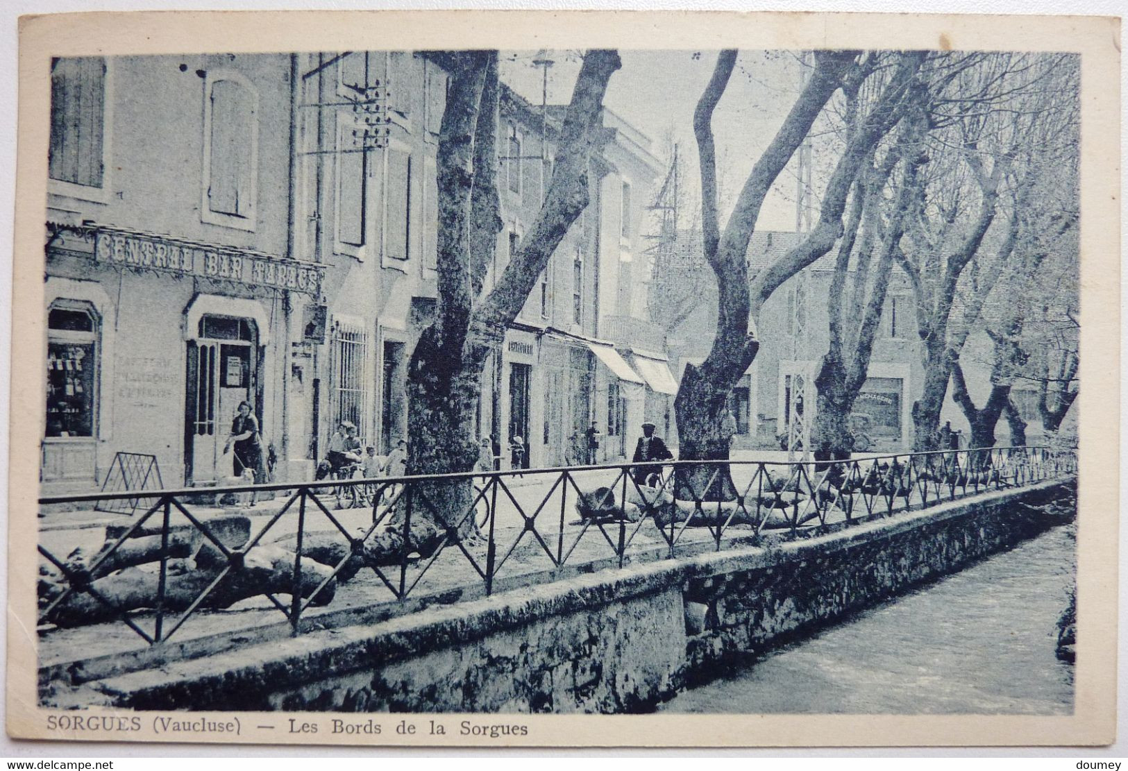 2 CARTES - AVENUE DE LA GARE Et LES BORDS DE LA SORGUES - SORGUES - Sorgues