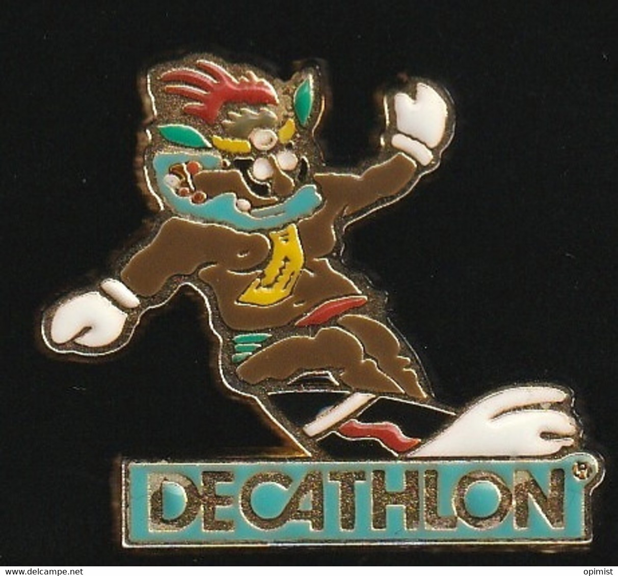 73376-Pin's -Decathlon.Surf. - Sci Nautico