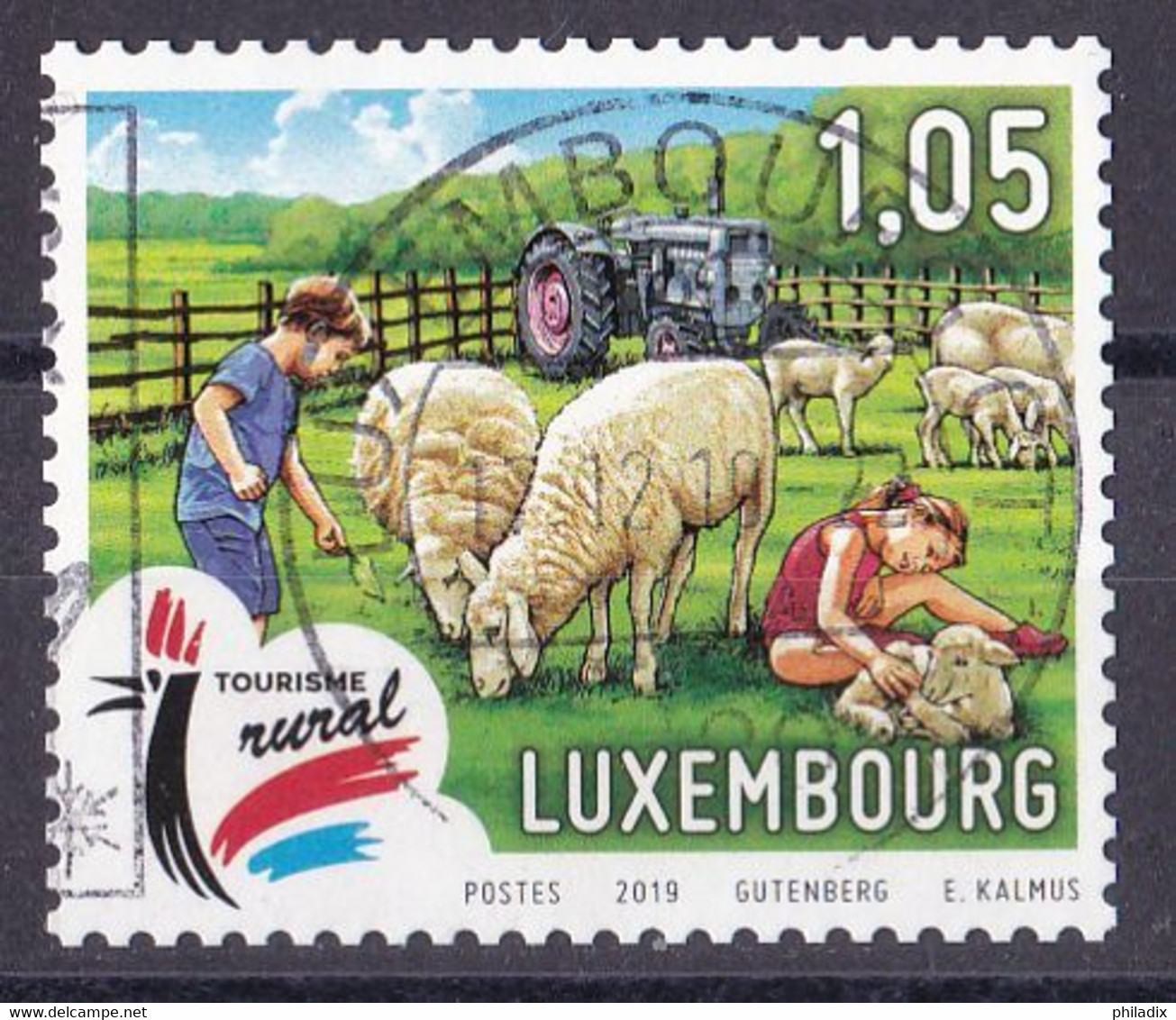 Luxemburg Marke Von 2019 O/used (A1-59) - Gebruikt