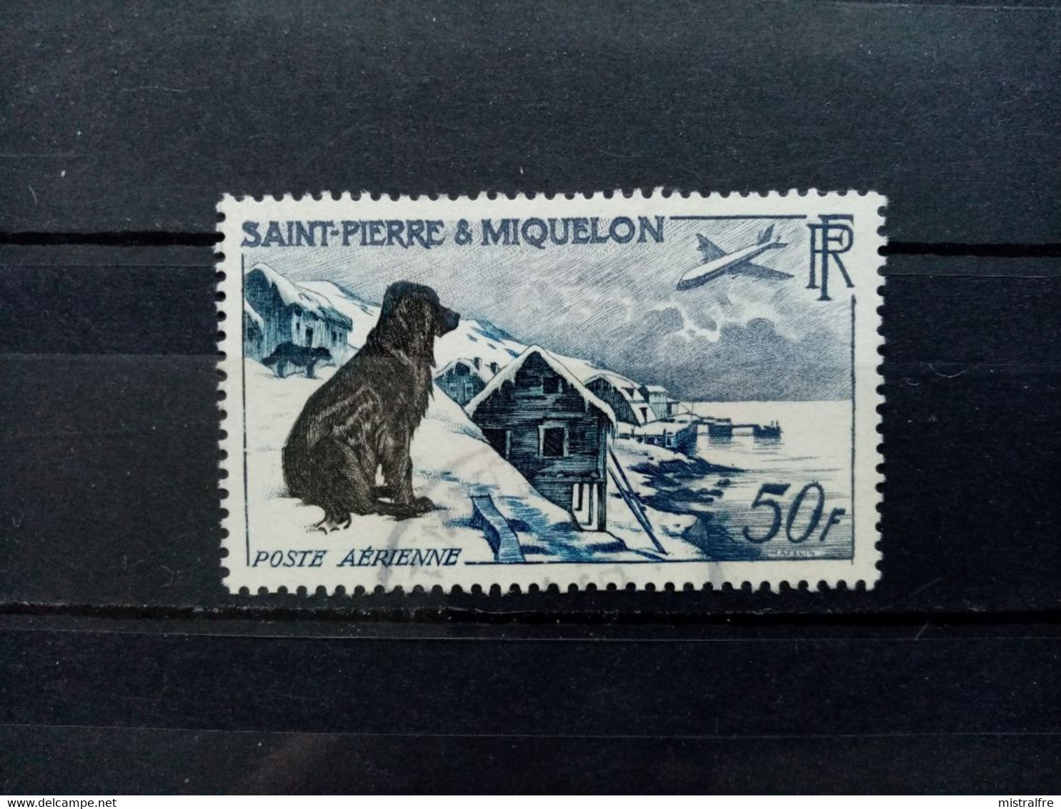 SAINT PIERRE Et MIQUELON. 1957-1973 . Poste Aérienne N° 24 Et 56  Oblitérés . Côte YT 2024  : 42,00 €. - Used Stamps