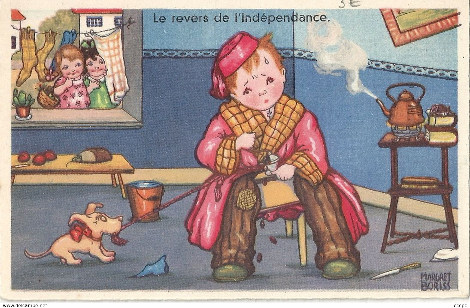 CPA Illustrateur Margrett Boriss Le Revers De L'Indépendance - Boriss, Margret