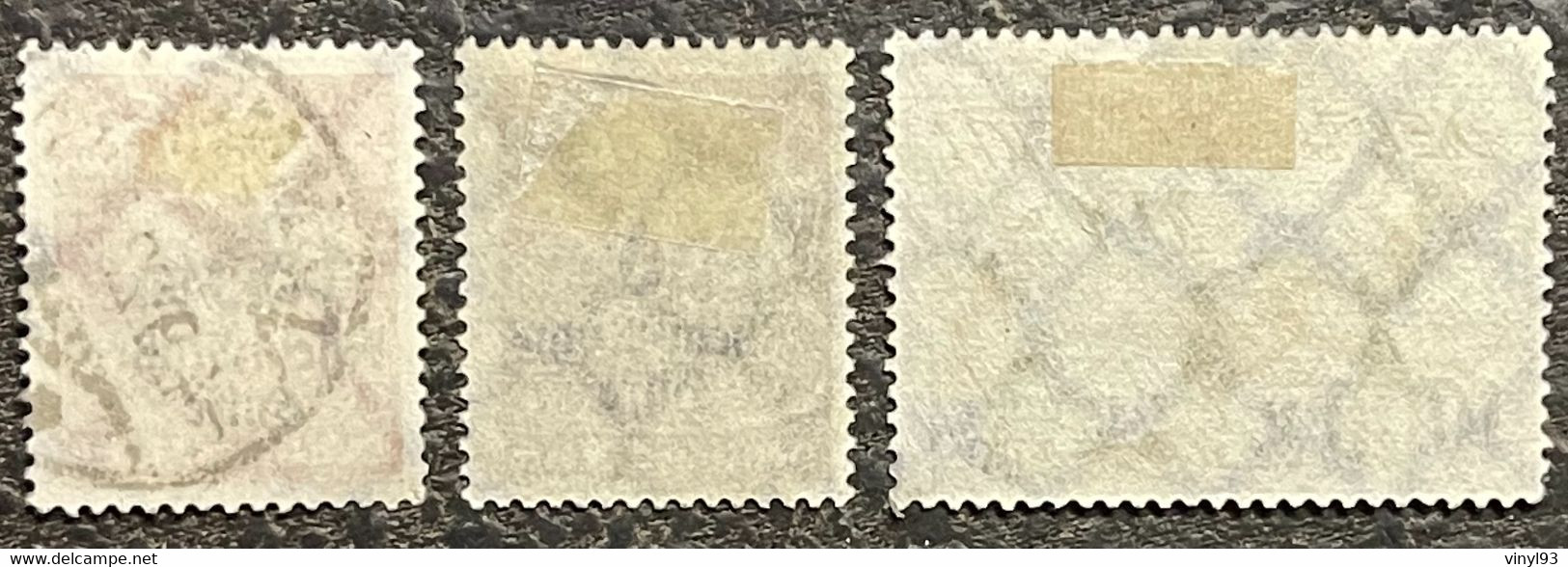 1923 - Deutsches Reich - Série Complète Des 3 Timbres Oblitérés MI N° 258 Au 260 Avec Surcharge - Usati