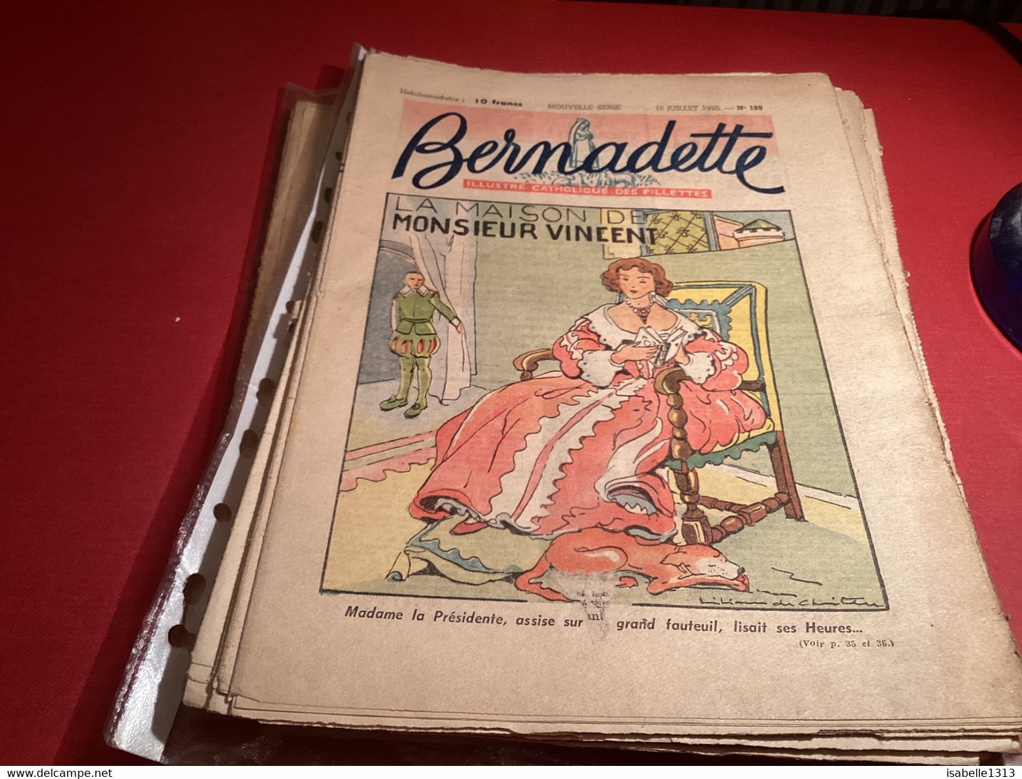 Bernadette Revue Hebdomadaire Illustrée Rare 1950 Numéro 189 C’est La Maison De Monsieur Vincent - Bernadette