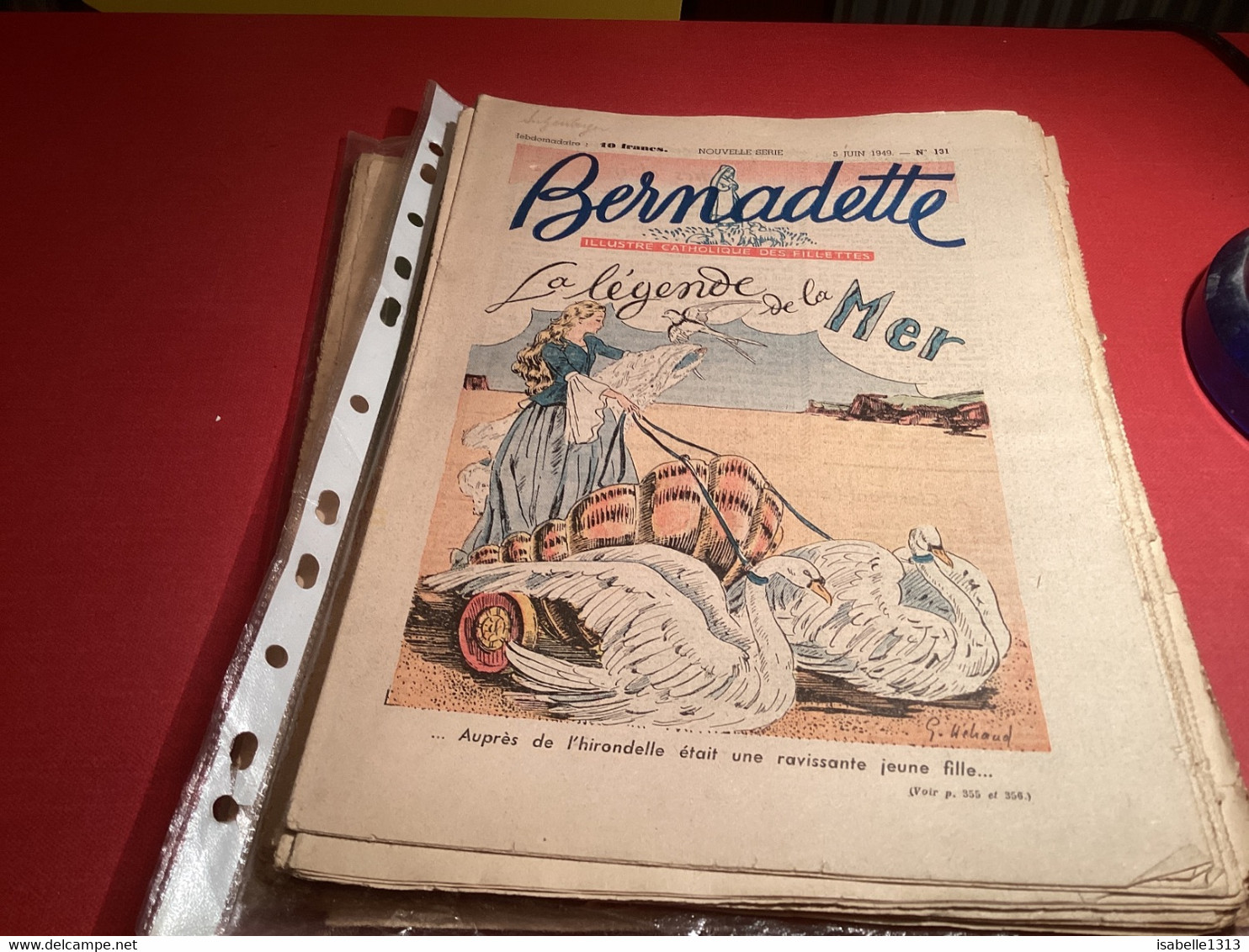 Bernadette Revue Hebdomadaire Illustrée Rare 1950 Numéro 131 La Légende De La Mer Saint Jehanne Splendeur Du Sacre - Bernadette