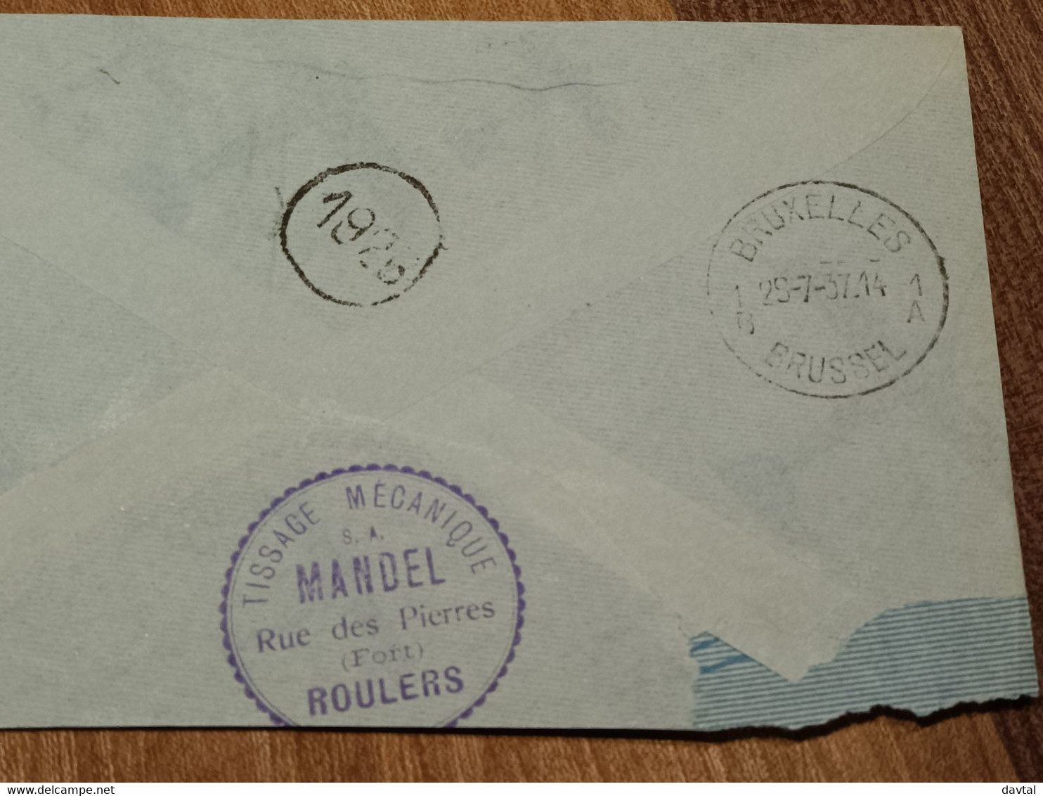 Brief Met N 324-430-321-433  -VIA AEREA- ROESELARE- BUENOS AIRES (Arg) - Letter Covers