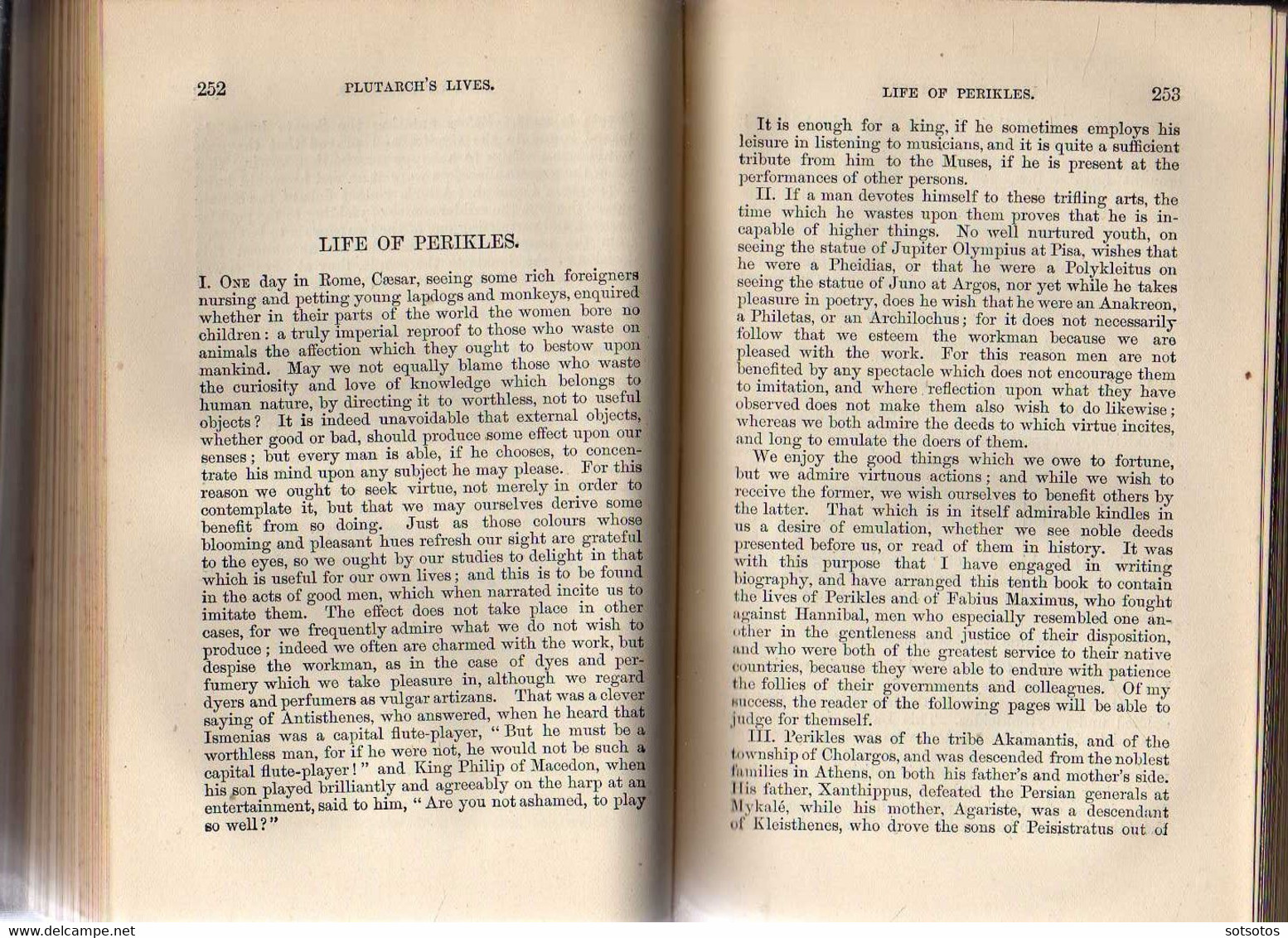 Plutarch's Lives  Translated From The Greek With Notes And A Life Of Plutarch By Aubrey Stewart And The Late George Long - 1850-1899