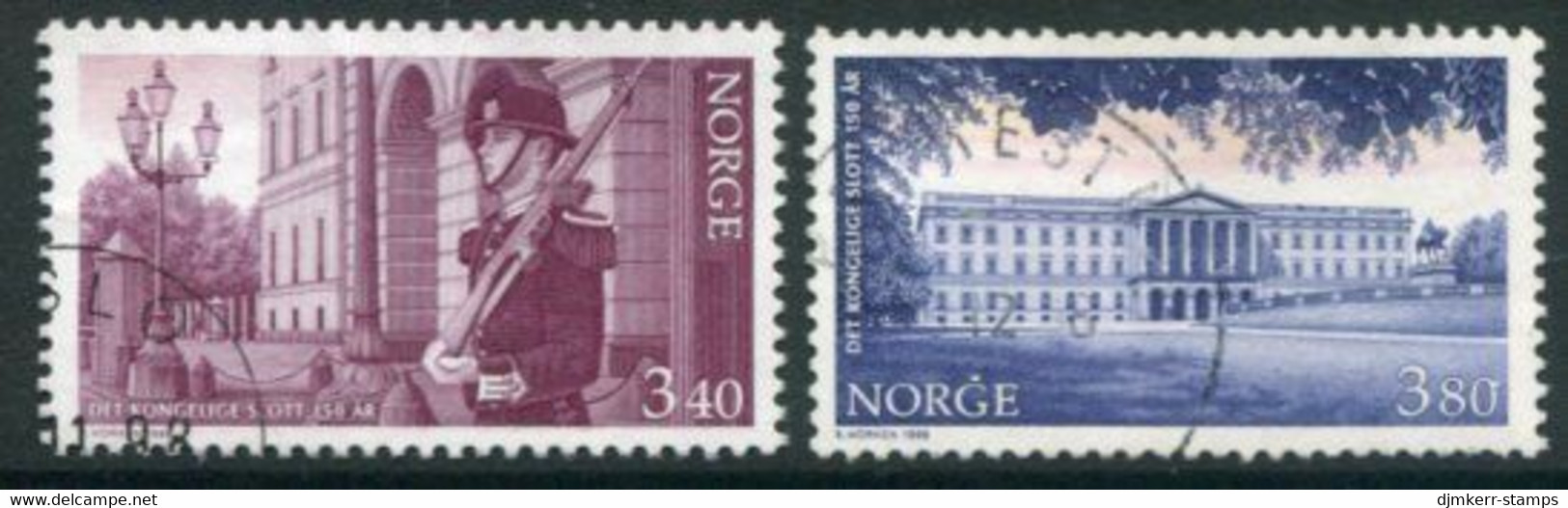 NORWAY 1998 Royal Palace, Oslo Used.   Michel 1295-96 - Used Stamps