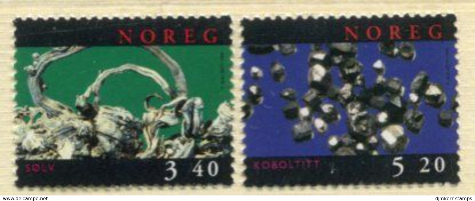 NORWAY 1998 Minerals MNH / **.   Michel 1285-86 - Unused Stamps