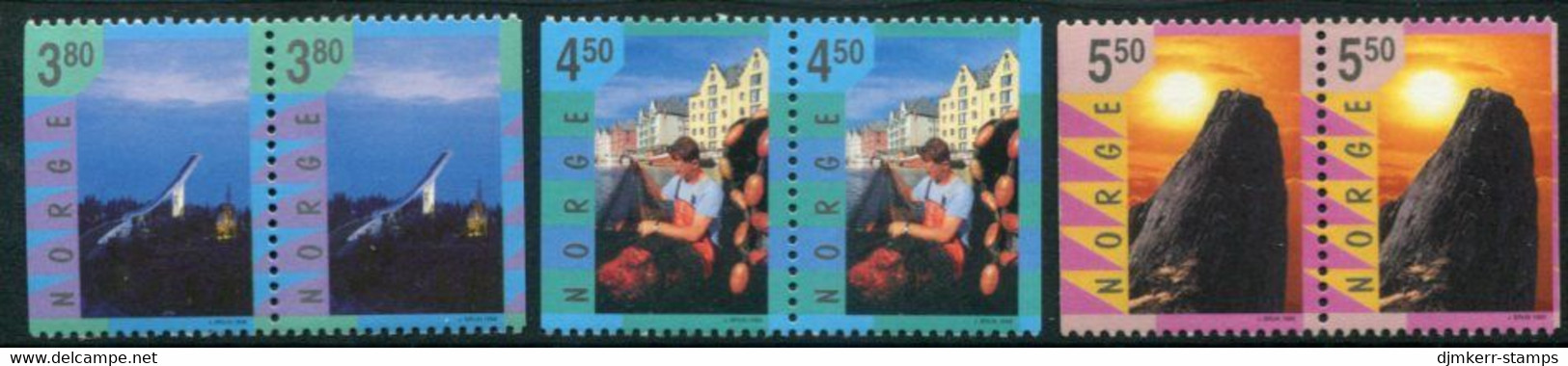 NORWAY 1998 Tourism Pairs MNH / **.   Michel 1282-83 Dl-Dr - Unused Stamps