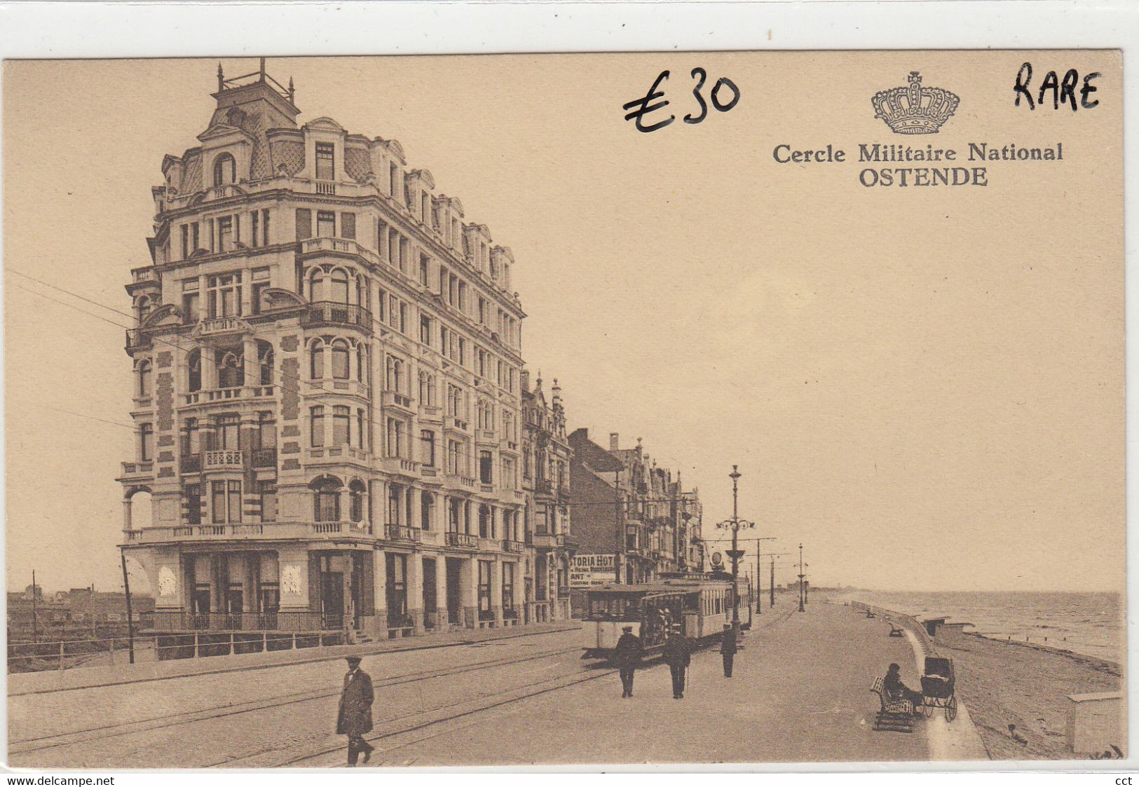 Oostende  Cercle Militaire National  TRAM - Oostende