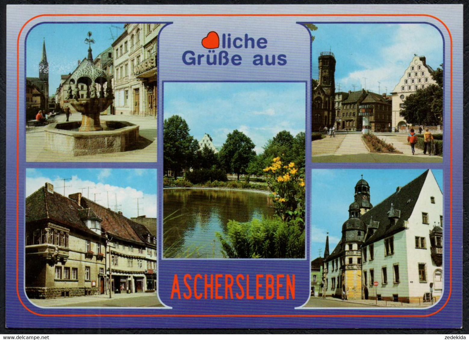 D4723 - Aschersleben - Bild Und Heimat Reichenbach Qualitätskarte - Aschersleben