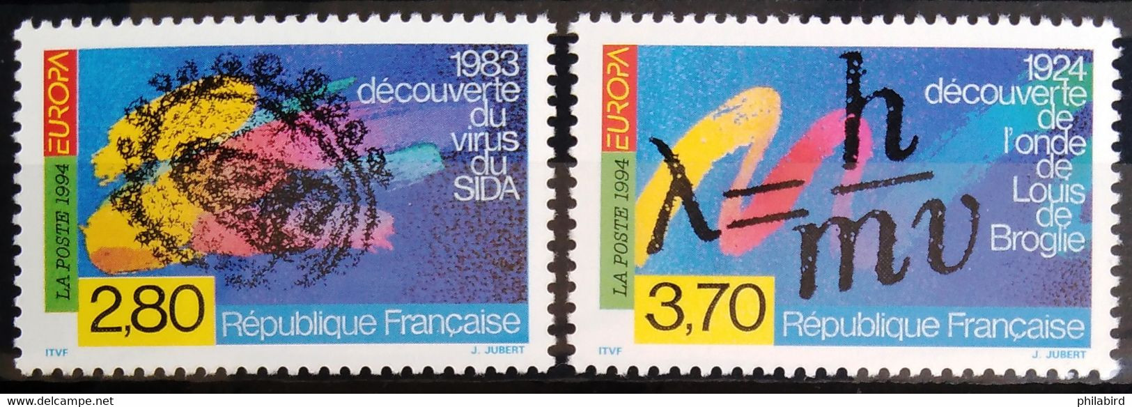 EUROPA 1994 - FRANCE                       N° 2878/2879                          NEUF** - 1994