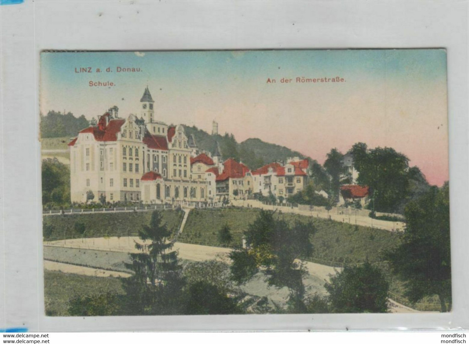 Linz - Schule An Der Römerstraße 1917 - Linz