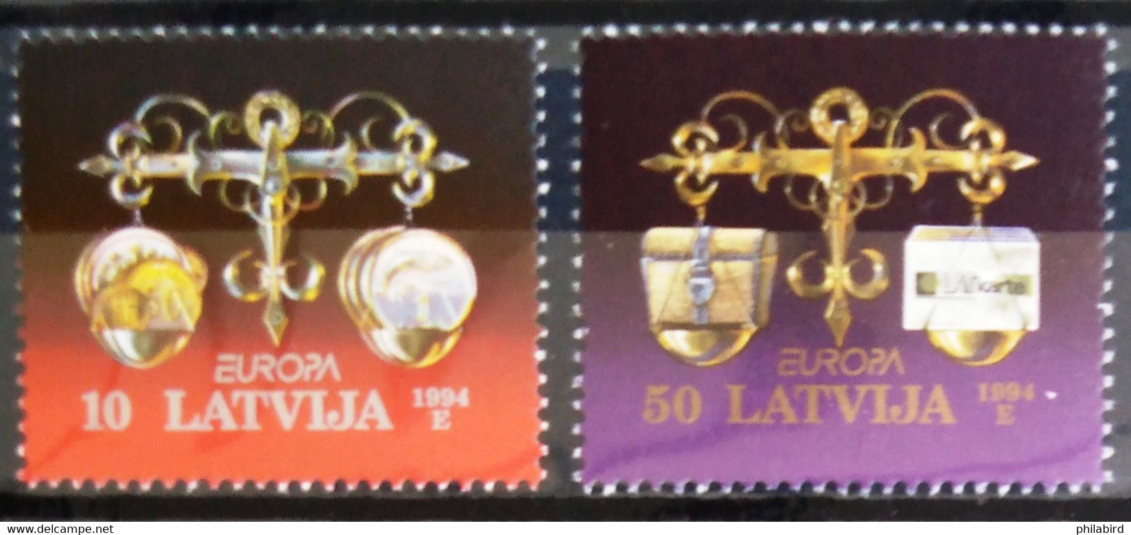 EUROPA 1994 - LETTONIE                      N° 338/339                          NEUF** - 1994