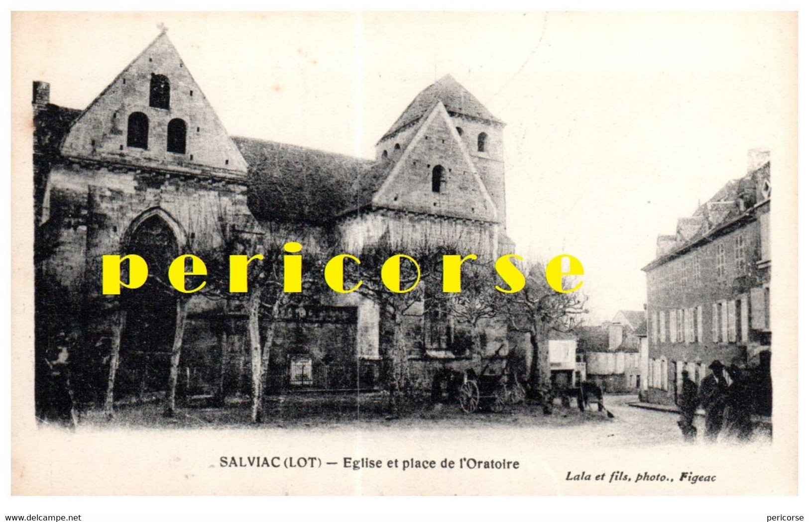 46  Salviac   Eglise Et Place De L'oratoire - Salviac