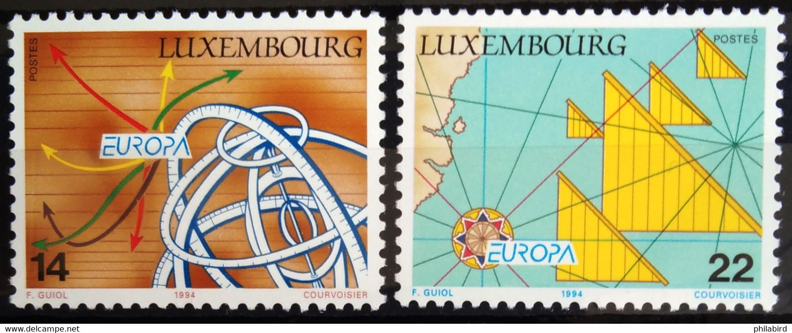 EUROPA 1994 - LUXEMBOURG                      N° 1290/1291                         NEUF** - 1994