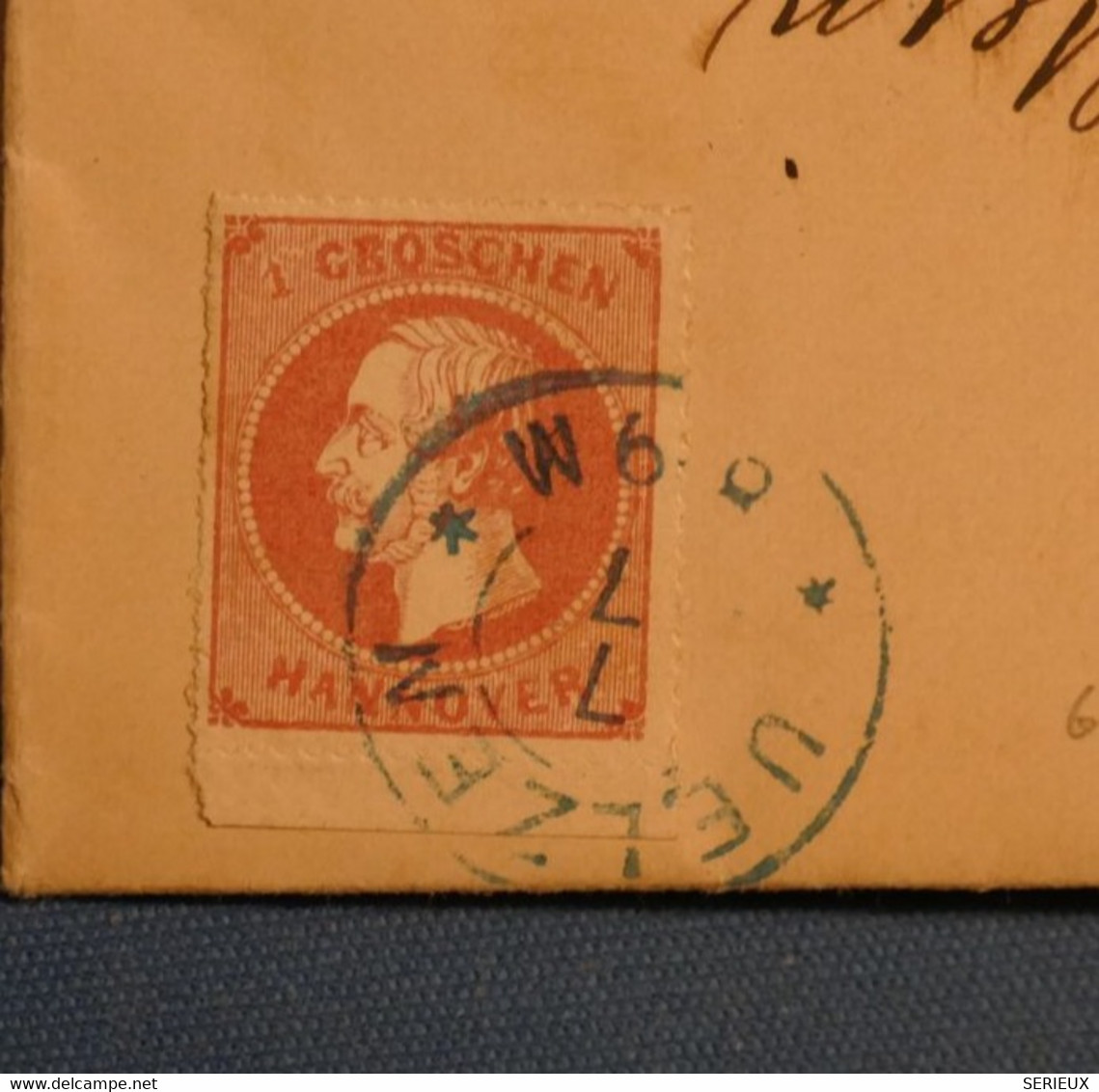 C  HANOVER ALLEMAGNE BELLE LETTRE  1860 UELZEN POUR LUNEBURG  +1G BORG DE FEUILLE +  + + AFFRANCH. INTERESSANT - Hanover