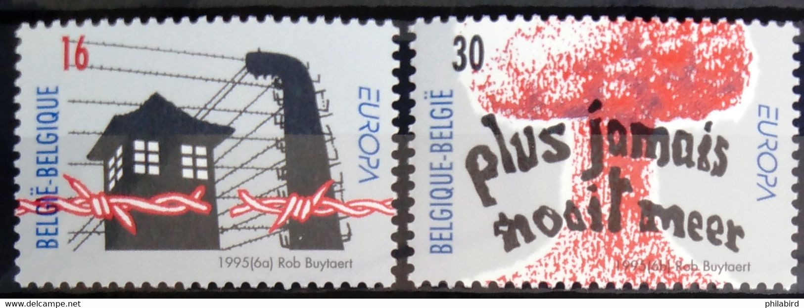 EUROPA 1995 - BELGIQUE                       N° 2597/2598                        NEUF** - 1995
