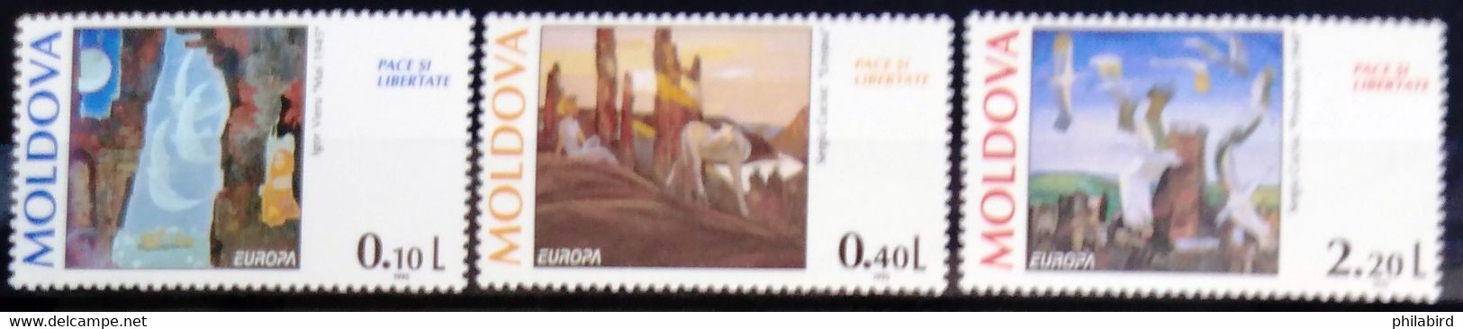 EUROPA 1995 - MOLDAVIE                       N° 135/137                       NEUF** - 1995