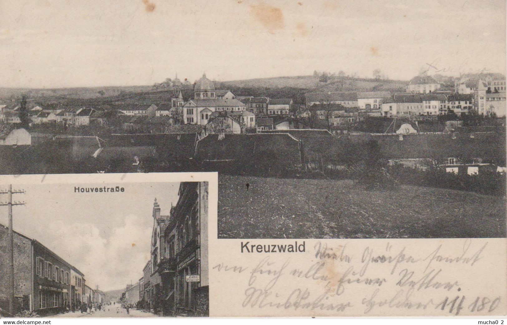 57 - CREUTZWALD - 2 VUES - RUE DE LA HOUVE - Creutzwald