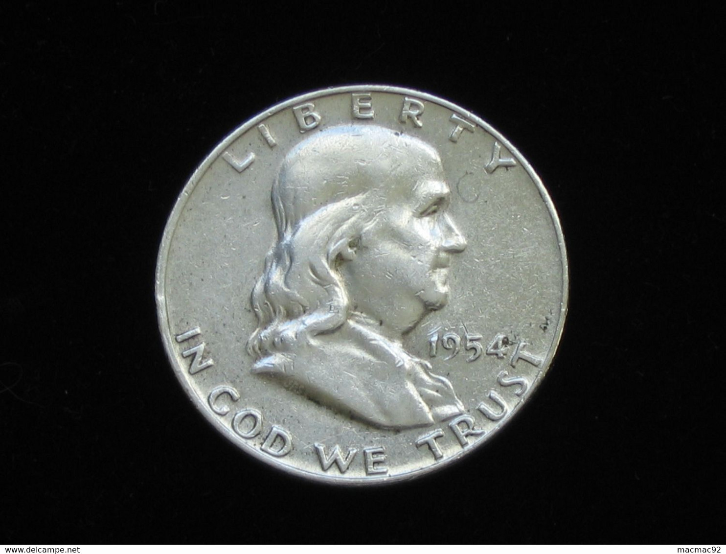 USA - Half  1/2 Dollar 1954 D - FRANKLIN  - Silver - Etats-Unis - United States  **** EN ACHAT IMMEDIAT **** - 1948-1963: Franklin